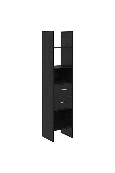 vidaxl Dulap pentru cărți Stejar negru 40 x 35 x 180 cm Lemn compozit