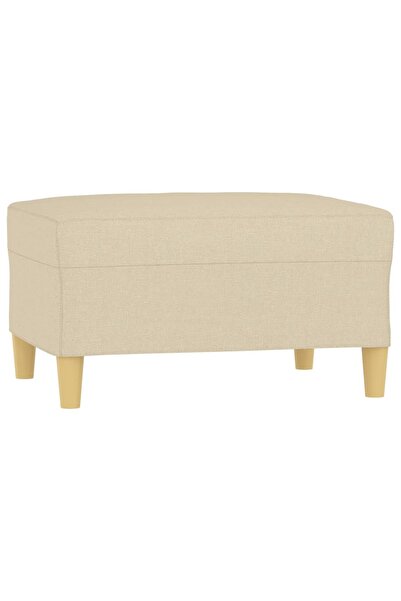 vidaxl Taburet, crem, 70x55x41 cm, material textil