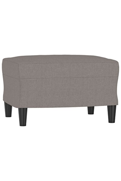 vidaxl Taburet, gri taupe, 60x50x41 cm, material textil