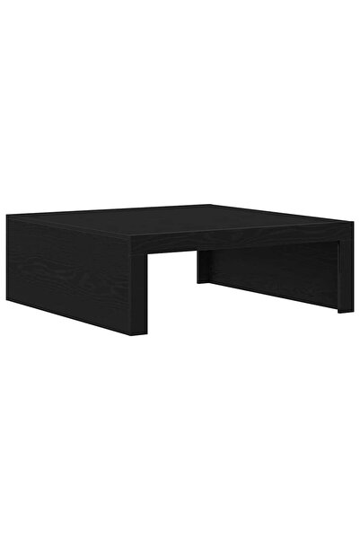vidaxl Masă de cafea Stejar Negru 100 x 100 x 35 cm Lemn compozit