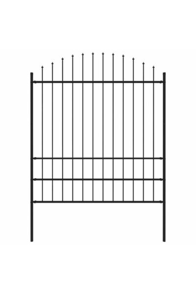 vidaxl Gard de grădină Woerden cu vârf ascuțit din oțel 170 x 200 cm Negru