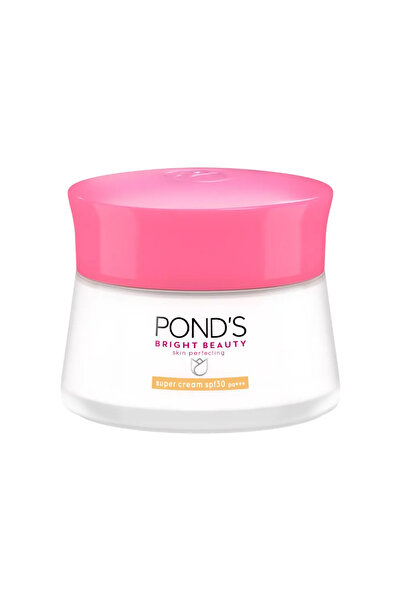 Ponds كريم برايت بيوتي سوبر للوجه لتحسين البشرة مع حماية من الشمس بعامل حماية...