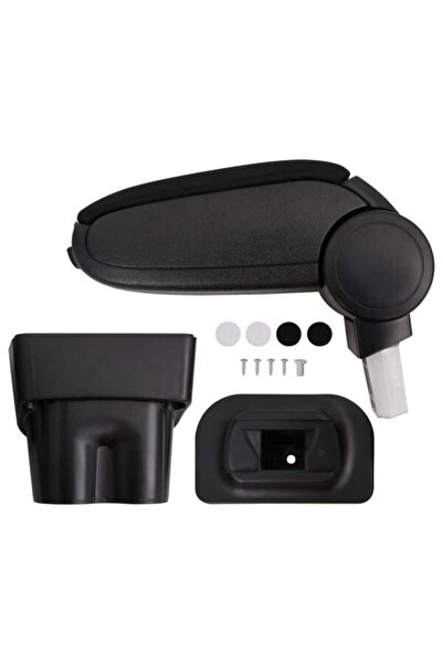vidaxl Cotieră auto, neagră, 17 x 32 x(35.5-52) cm ABS