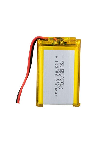 Powermaster 103450 3.7 Volt 2000 Mah Lityum Polimer Pil