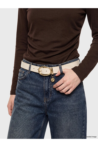 LC Waikiki Peak New Season Leather Look Women's Belt