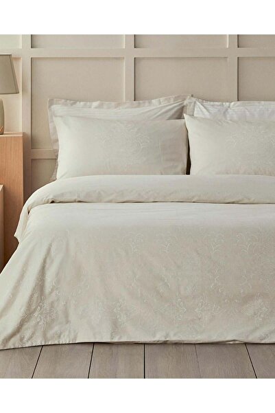 English Home Elegant Crown Pamuk Saten Çift Kişilik Nevresim Takımı