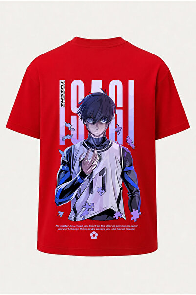 nirvoda Oversize majica sa printom Yoichi Isagi 11 Blue Lock - Veliki print -...