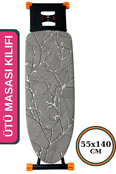 ASEV HOME Keçeli Ütü Masası Kılıfı 55x140 cm Büzdürmeli İpli Masaya Göre Ayar...
