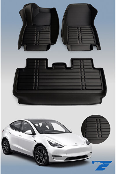 TESLA Model Y (2024) Oto Paspas Seti - Havuzlu 4'lü Tam Koruma