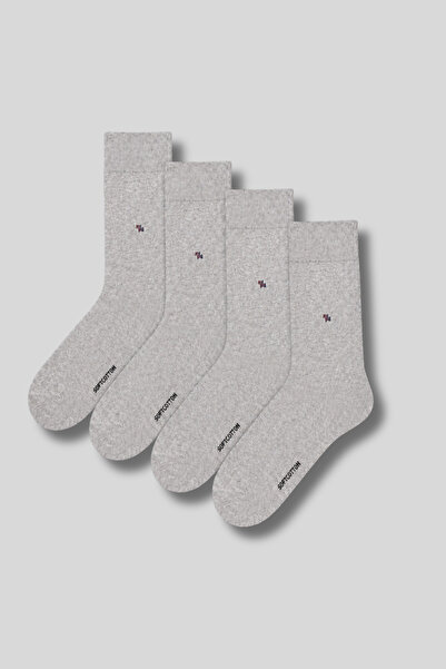 Ada Çorap & İç Giyim Men's 4-Pack Cotton Patterned Socks