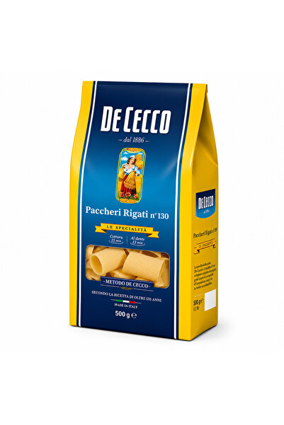 De Cecco Paste Paccheri rigati nr. 130 500g -