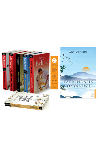 Destek Yayınları Farkındalık Okyanusu/Adil Yıldırım Defter Hediyeli Kitap Set...