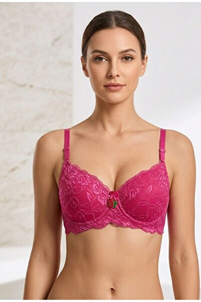 irem içgiyim Women's Wireless Lace Bra