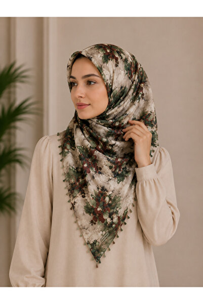 Butik Sökme Boncuklu Pamuklu Yazma