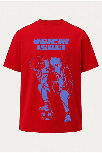 nirvoda Tricou supradimensionat cu imprimeu în stilul uniformei Yoichi İsagi ...
