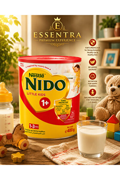 Essentra Home Nestlé NIDO Little Kids 1+ Devam Sütü 400g Çocuk Sütü, 1 Yaş Sü...