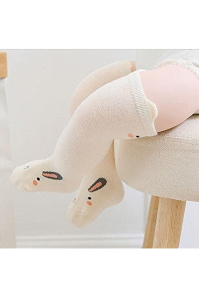 drool Sosete lungi cu animalute (Culoare: Alb, Varsta: 2-4 ani)