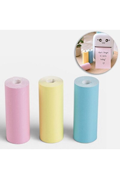 Z Store Rezerve role hârtie pentru mini imprimantă - 4m x 5.5cm, 3 bucăți
