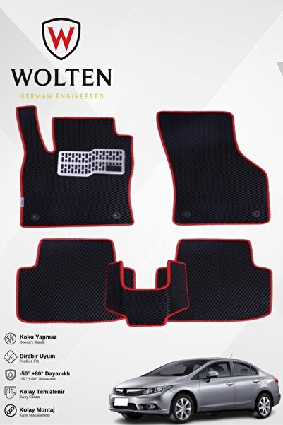 w wolten german engineered CİVİC-FB7-HONDA-SEDAN-(2012-2015) İÇİN EVA İÇ PASP...