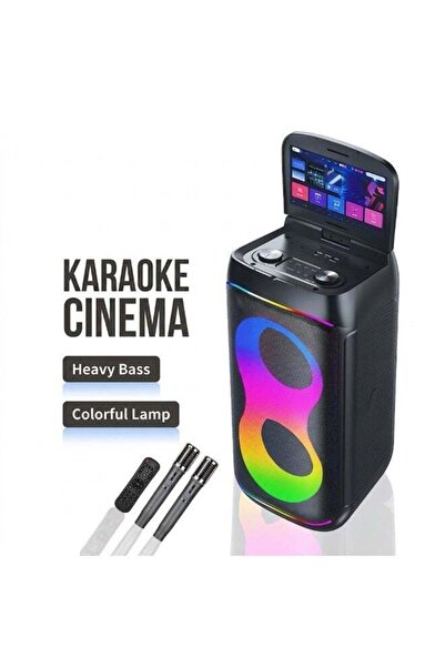 Gedi-g GD-1066 Portable 10.1-Inch Smart Screen Karaoke Video Speaker (60W, 6....