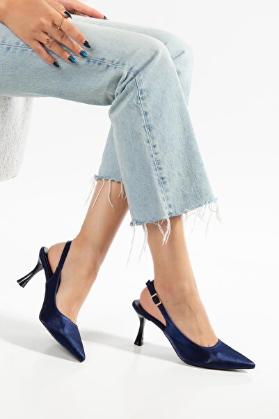 SUİNS SHOES Suins Hope Model Women's Stiletto Shiny Satin Shoes