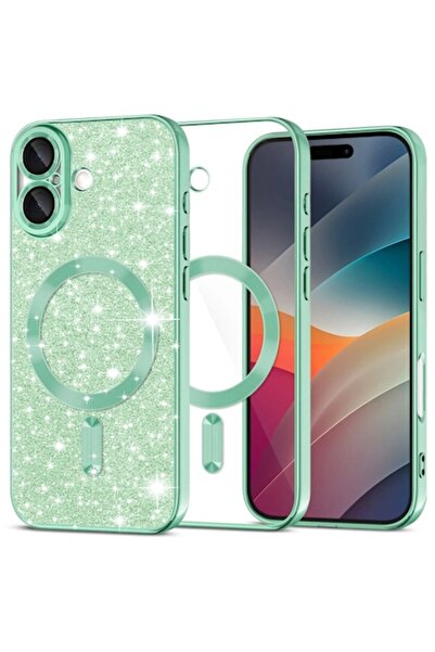 DAMUR 2in1 Glitter MagSafe Case for Apple iPhone 17, Full Protection, Trendy ...