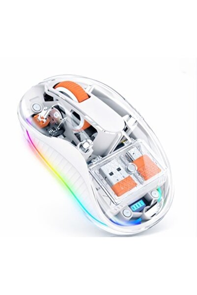 DAMUR Безжична мишка, Двоен Bluetooth, 2.4 GHz, За множество устройства, USB-...