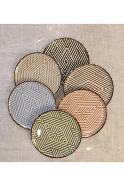 Porland Ortanca 6 Piece Serving Plate 24cm Porcelain
