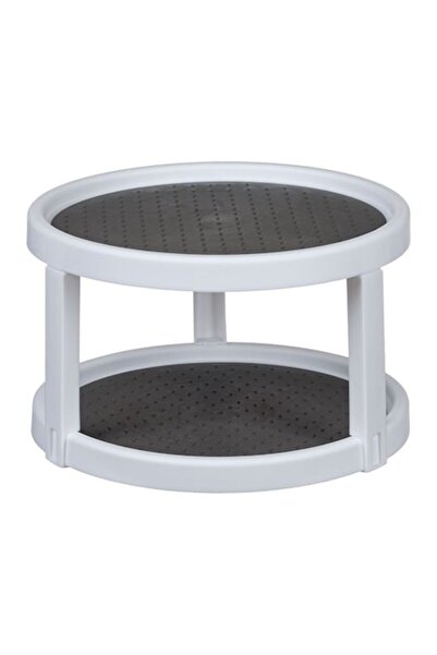 Next Organizator frigider, rotativ 360º, din plastic, 2 niveluri, 25x16 cm
