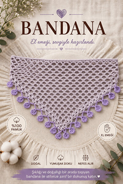 Bikaya Home Handmade Knitted Bandana |   100% Cotton |   Multi-Purpose Waist ...