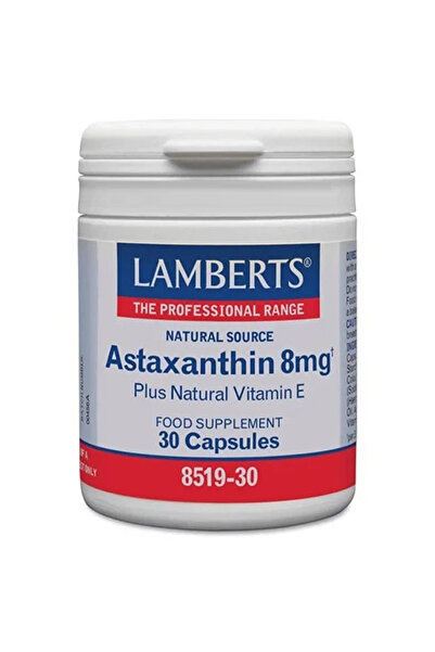 Lamberts Ασταξανθίνη 8 mg 30 Κάψουλες