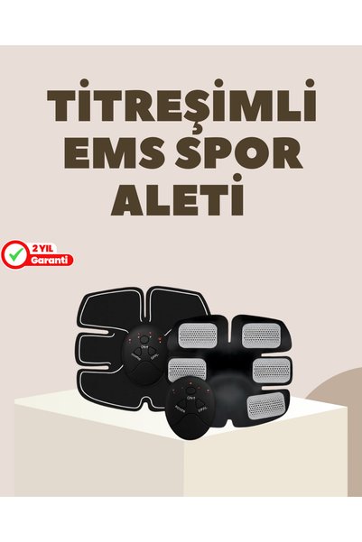 Techroid EMS Kas Yapma ve Yağ Yakma Cihazı Titreşimli 2025 Orijinal Spor Aleti