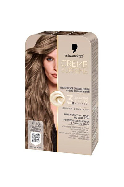 Schwarzkopf Vopsea Permanenta - Crema Coloranta de Ingrijire - Creme Supreme ...