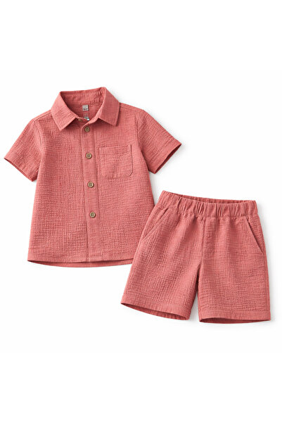 Nolis Set din muselina camasa si pantaloni scurti