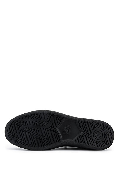 Tamer Tanca Erkek Hakiki Deri Siyah Sneakers & Spor Ayakkabı