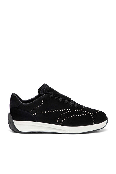 Tergan Siyah Hakiki Süet Deri Kadın Sneaker - K26I1AY68529-A01