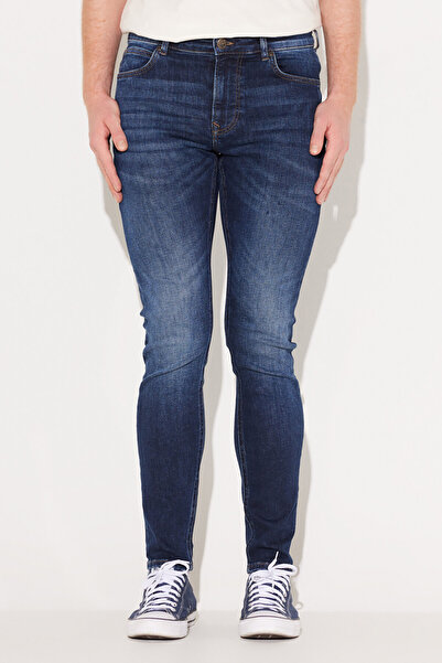 Lee Malone Skinny Fit Slim Fit Talie obișnuită Blugi elastici albastru închis