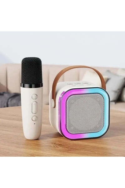 Vivendo Boxa portabila Karaoke pentru copii, cu microfon wireless, conexiune ...