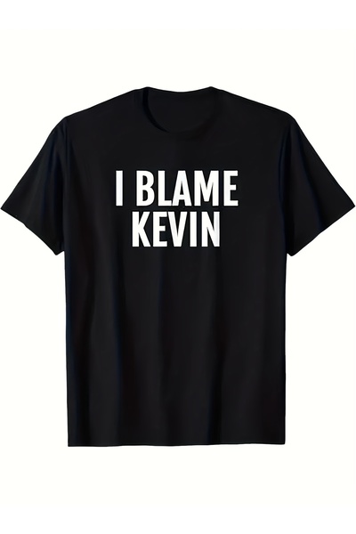 Generic Men's "I Kevin" Name T-Shirt Graphic Tee, Loose Fit High-Stretch Cott...