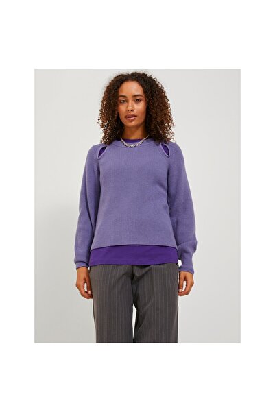 Jack & Jones Jack&jones Crew Neck Comfortable Cut Lilac Γυναικείο Φούτερ 1223...