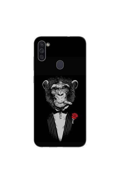 OEM Калъф, съвместим със Samsung Galaxy A11, силиконов гел TPU, с десен  "Циг...