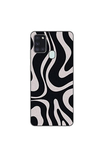 OEM Husa compatibila cu Samsung Galaxy A21s Silicon Gel Tpu Model Monochrome ...