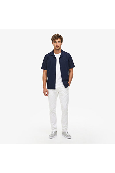 Lacoste Erkek Slim Fit Krem Chino Pantolon