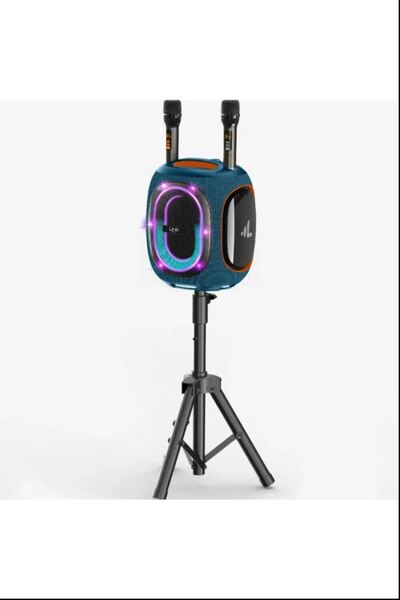 Link M424 Premium Çift Mikrofonlu 300W Ekstra Bas Bluetooth Hoparlör