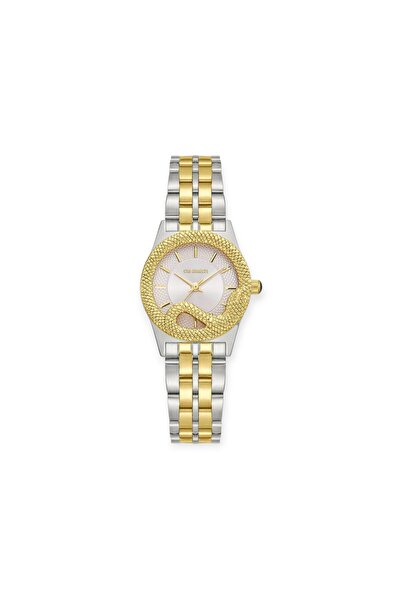 CASWATCH Cas Watch Women's Watch Luxury Snake Design Two-Tone Metal Strap