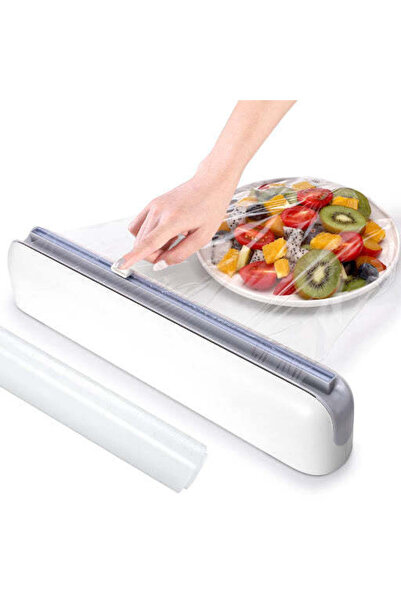 Vivendo Dispenser folie alimentara stretch, cu magnet, lama de taiere, 38 cm
