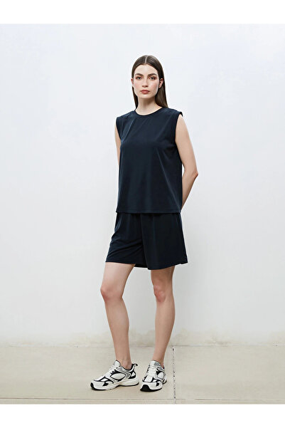 LC Waikiki Black Crew Neck Women's Athlete