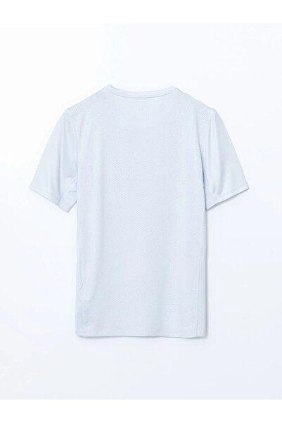 LC Waikiki Blue Crew Neck Men's Sports T-Shirt