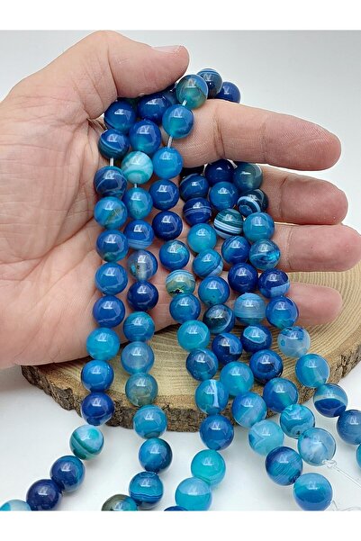 Yasamtohumu Madagascar Agate Stone Strand 12mm (62222)