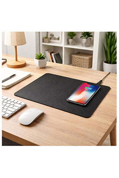 Vivendo Mouse pad cu incarcare wireless 10W Andowl Q-T138, 28 x 22 cm, negru